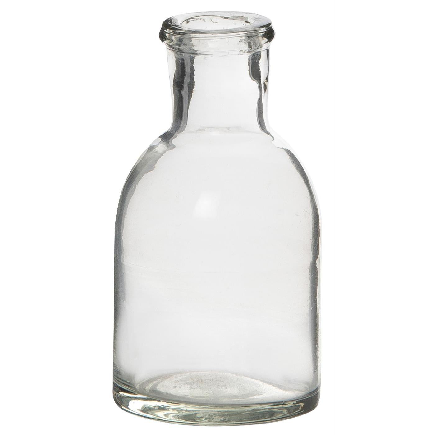 Portavela de cristal “botella”