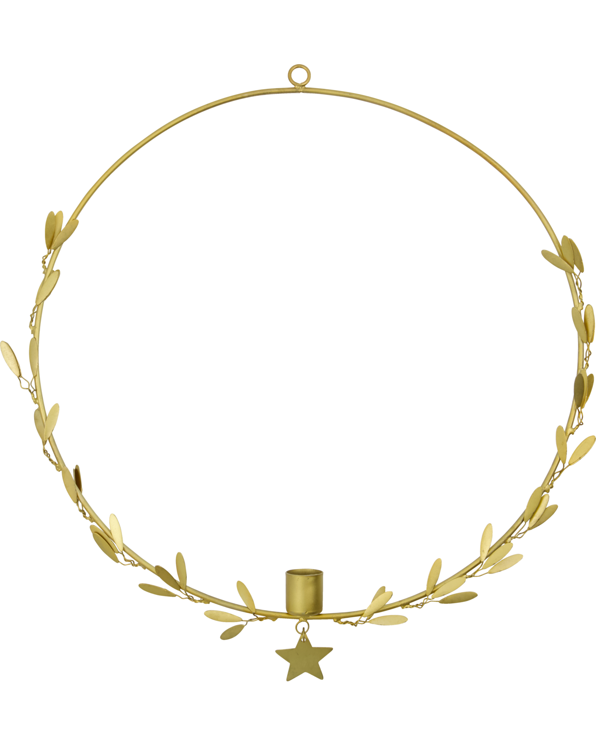 Portavelas “Mistel” de latón