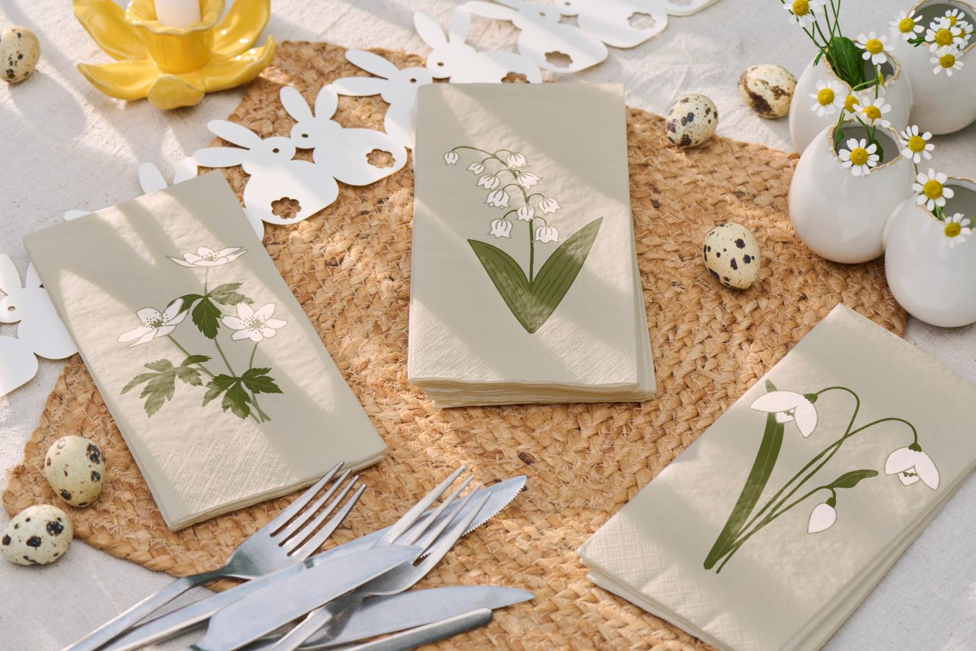 Servilletas motivo floral