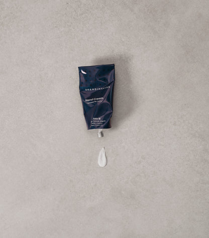 Tubo metálico reciclado de crema HAV, 75 ml