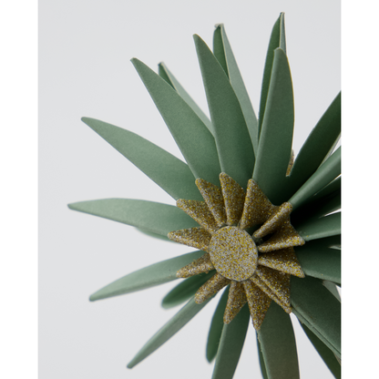 Adornos navideños estrella verde (set de 6)