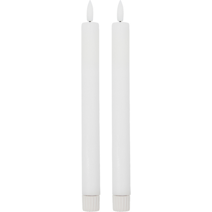 Velas LED blancas (set de 2)
