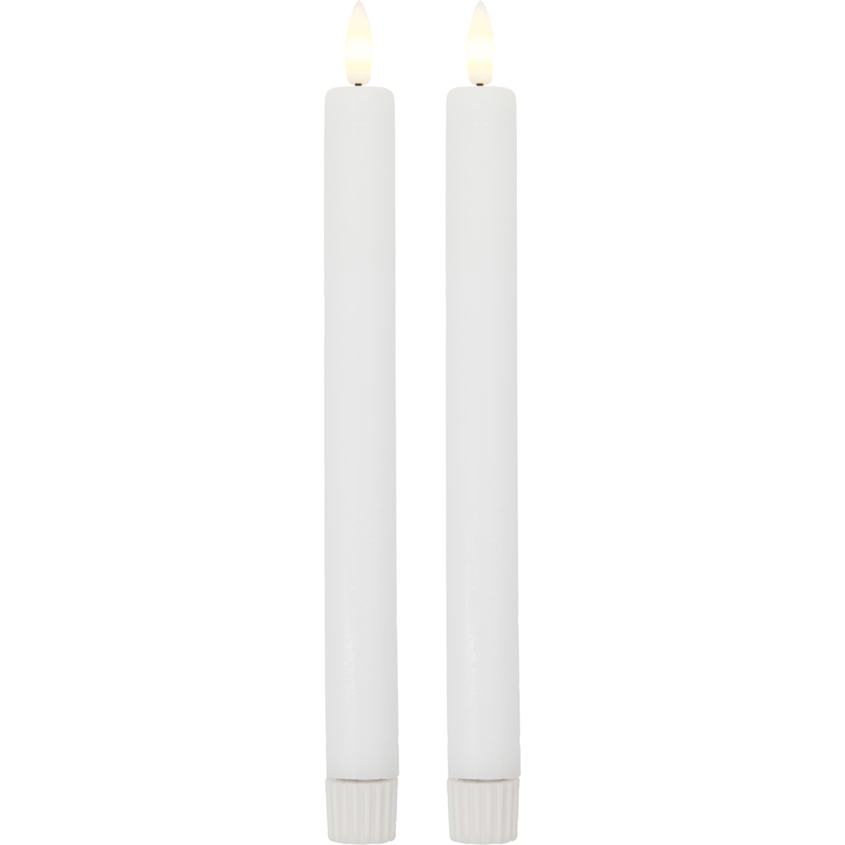 Velas LED blancas (set de 2)