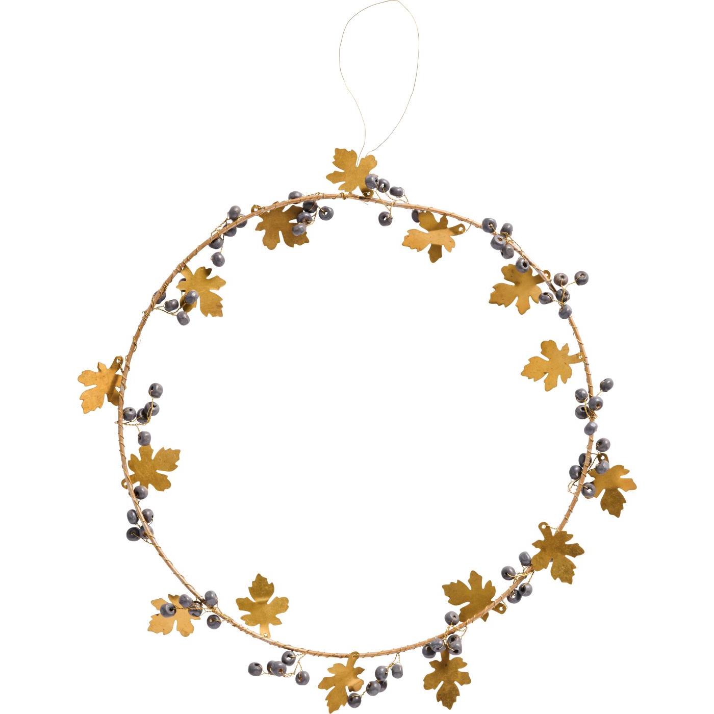 Corona decorativa dorada