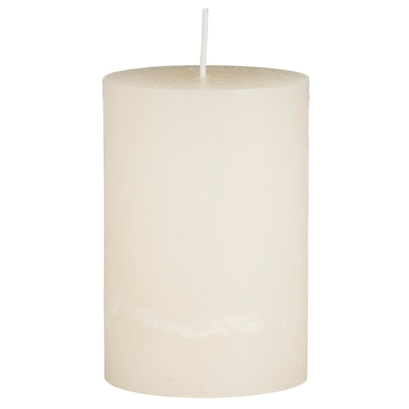 Vela rústica, crema