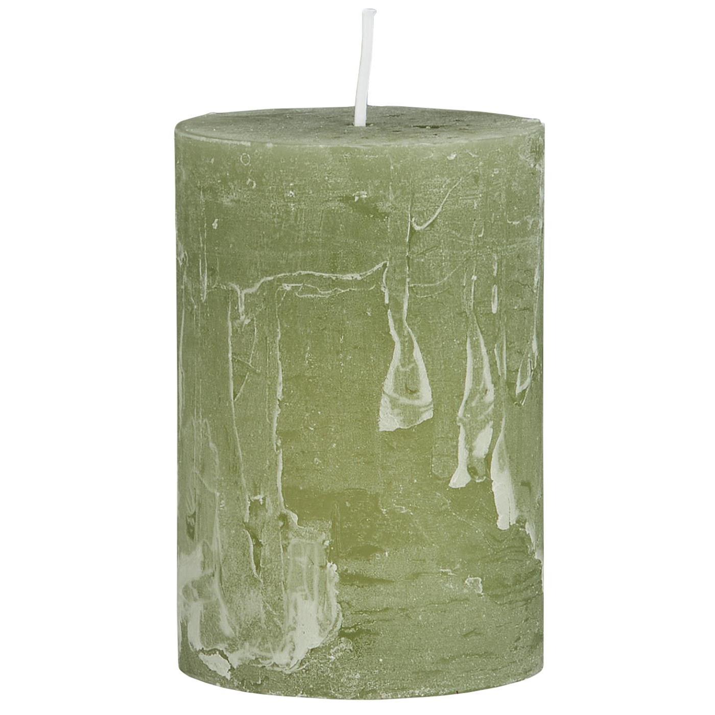 Vela rústica, verde