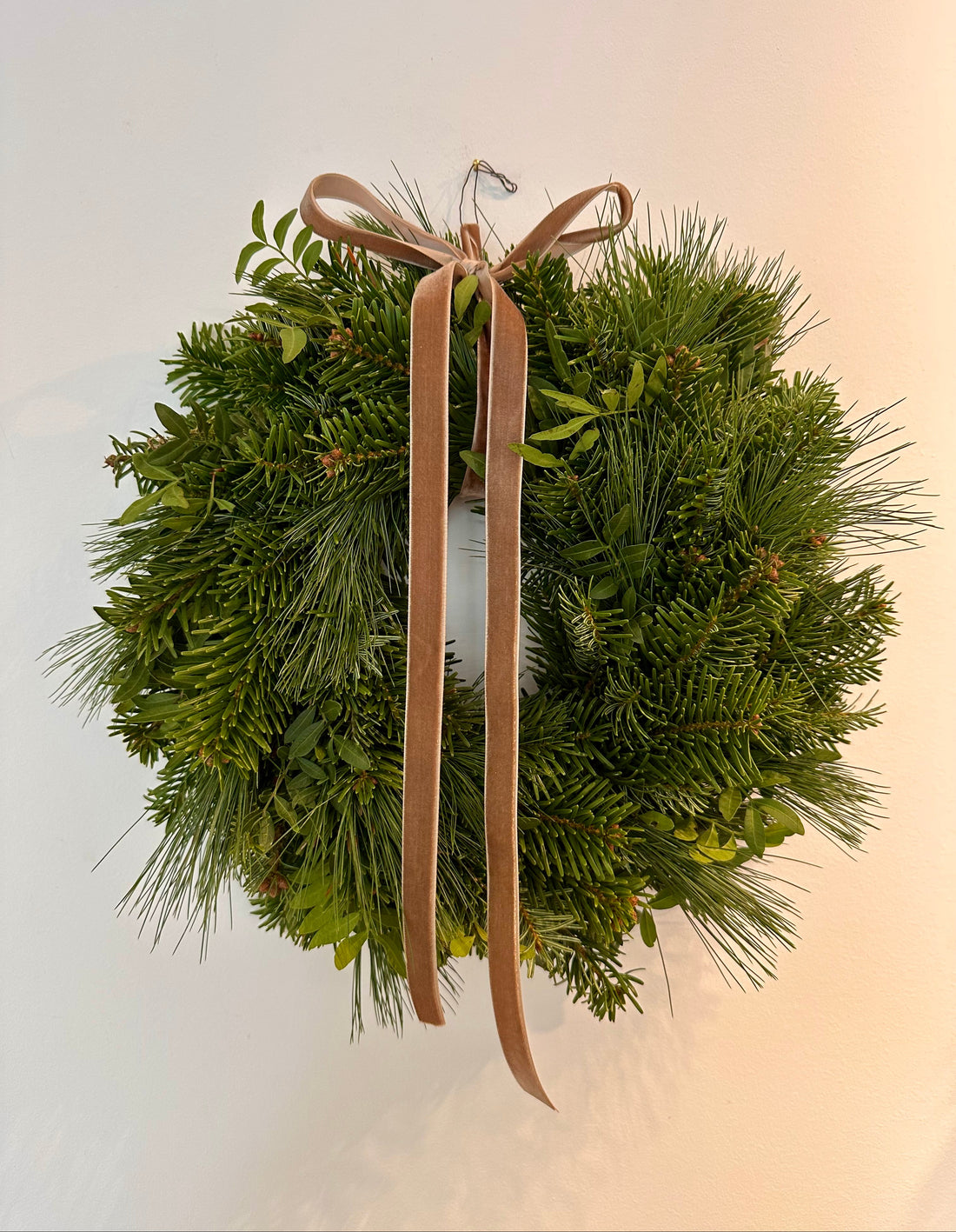 Corona de invierno natural