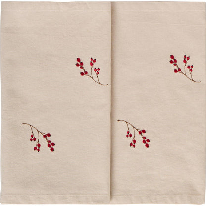 Camino de mesa, bayas rojas