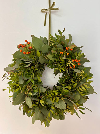 Corona pequeña, verde natural