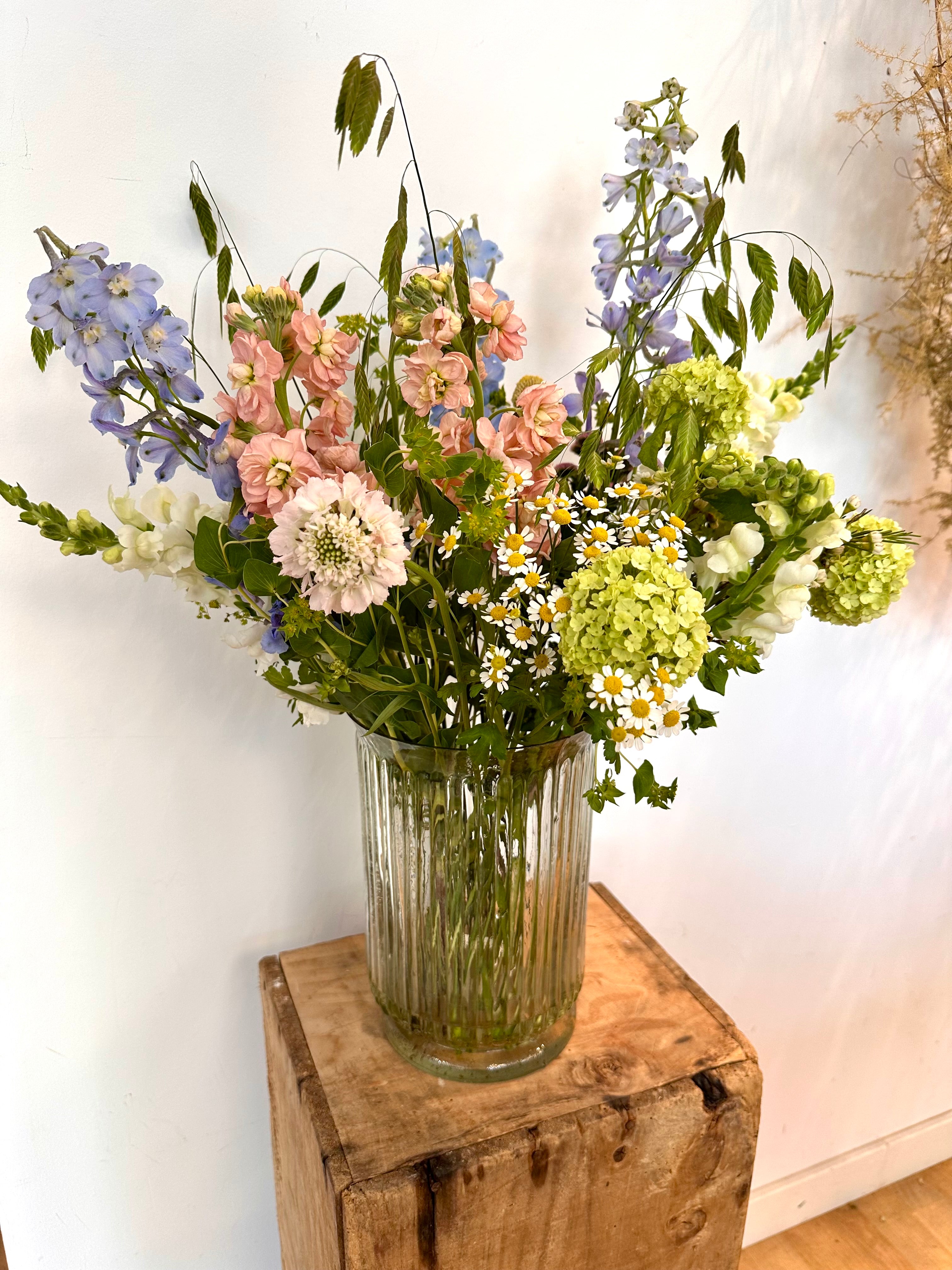 Jarrón Betty vidrio claro